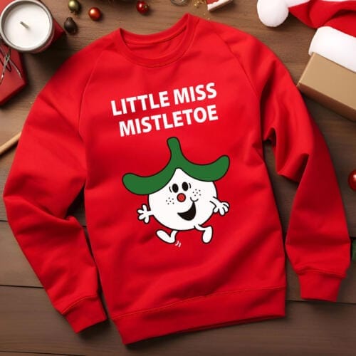 Little Miss Mistletoe Christmas Jumper