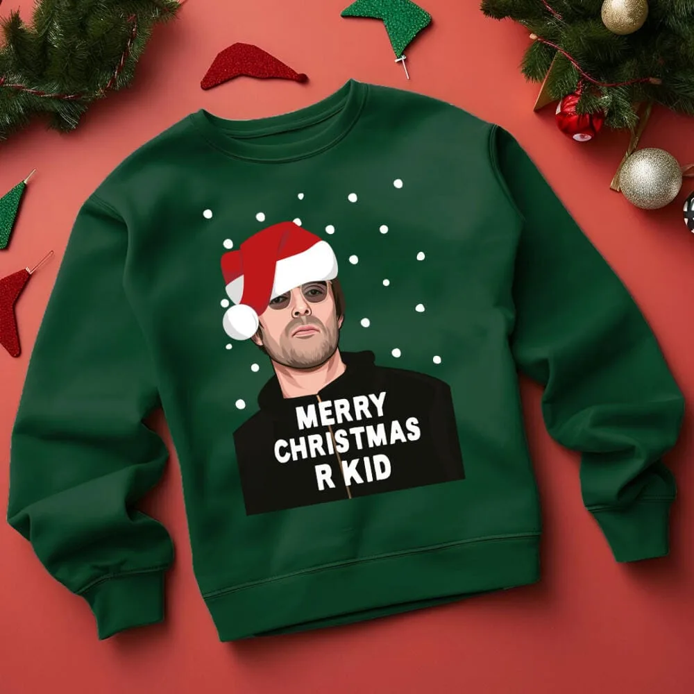 Liam Gallagher Oasis Christmas Jumper