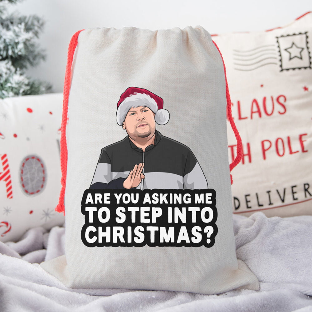Smithy Step into Christmas Gavin and Stacey Christmas Sack Smithy Step into Christmas Gavin and Stacey Christmas Sack