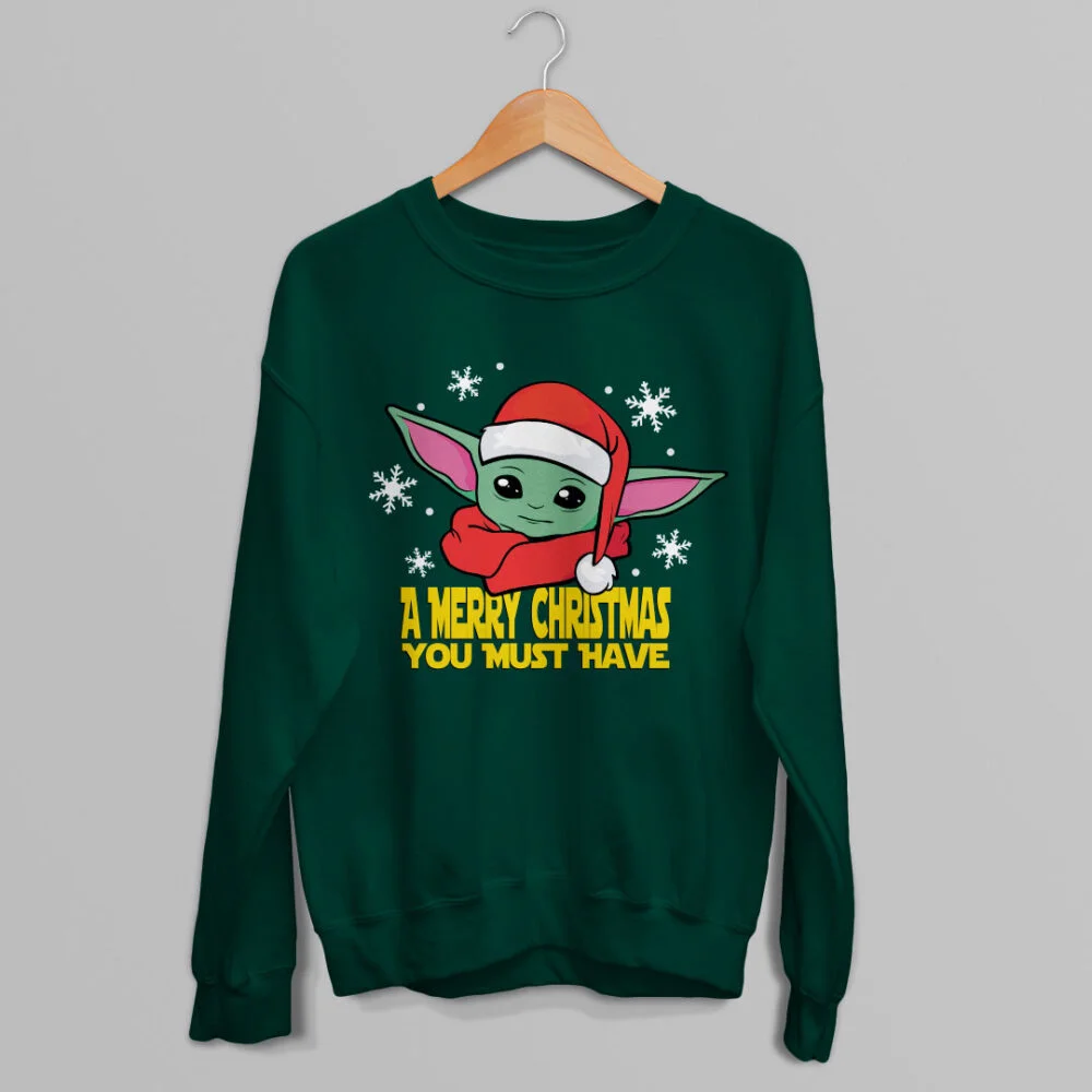 Yoda Star Wars Christmas Jumper Yoda Star Wars Christmas Jumper