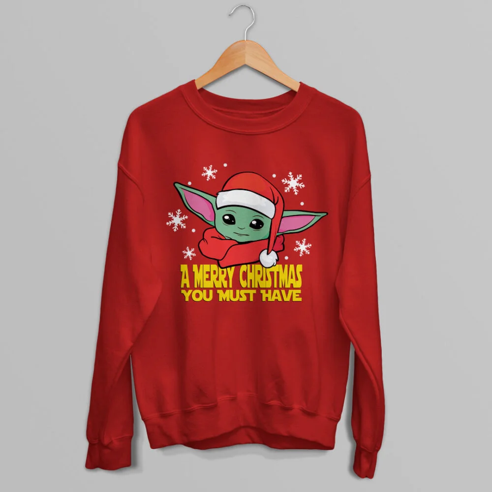 Yoda Star Wars Christmas Jumper Gift Delivery UK