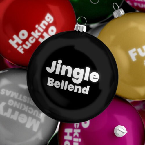 Funny Rude Sweary Christmas Bauble - Jingle Bellend