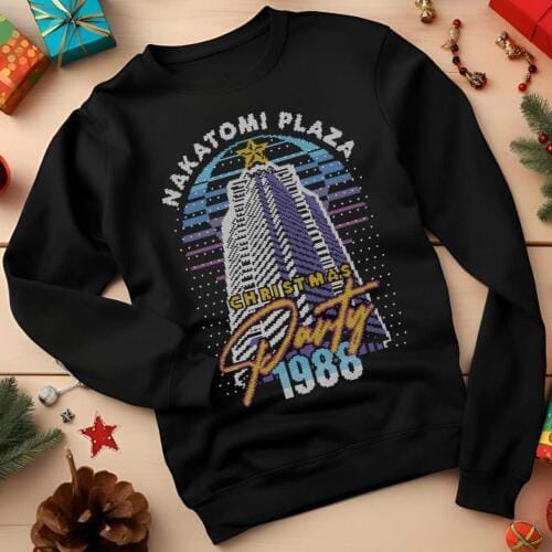 Nakatomi Plaza Party 1988 Die Hard Christmas Jumper