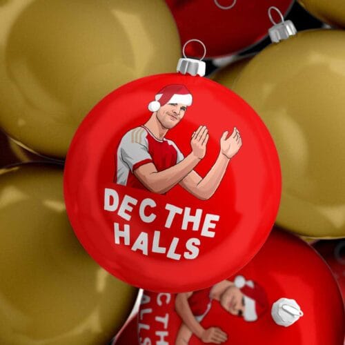 Declan Rice Arsenal Christmas Bauble - Great Secret Santa Gift