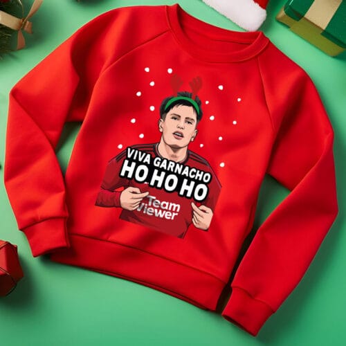 Garnacho Man United Funny Christmas Jumpers