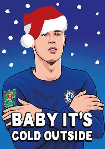 Cole Palmer Chelsea Funny Christmas Card