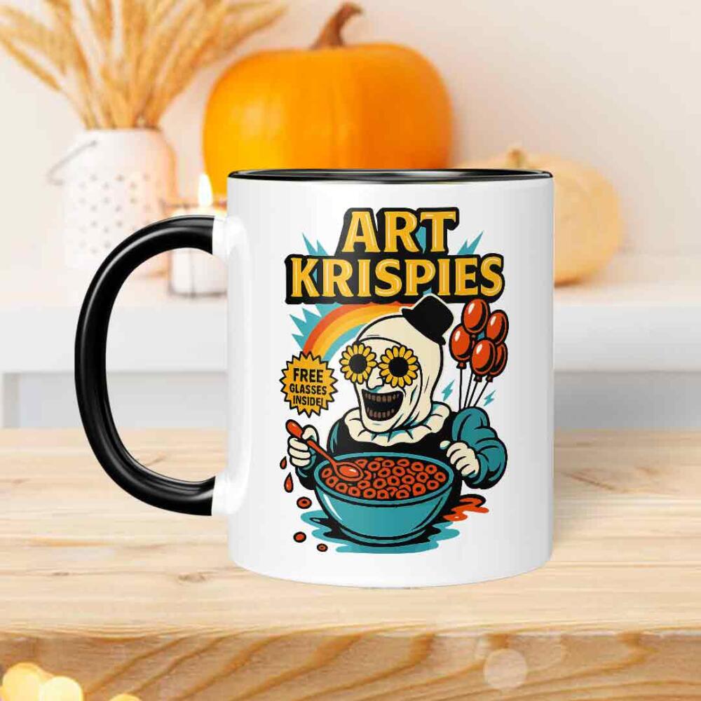 Cereal Killers - Art the Clown from the Terrifier Funny Halloween Mug