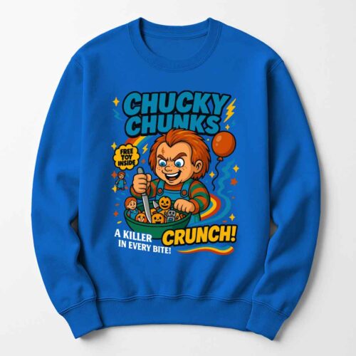 Cereal Killers - Chucky from Child's Play Funny Halloween Jumper - Gift for Him or Her