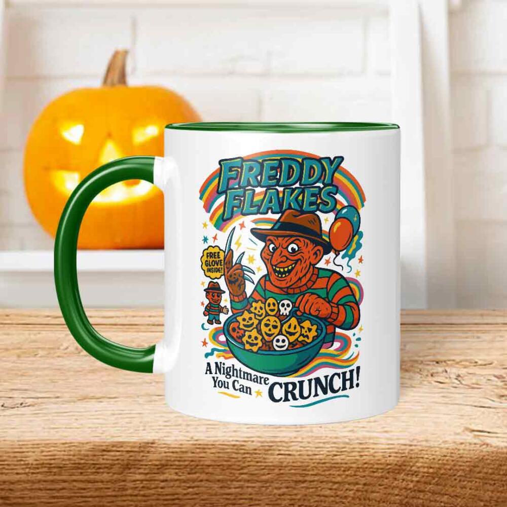 Cereal Killers - Freddy Krueger A Nightmare on Elm Street Funny Halloween Mug