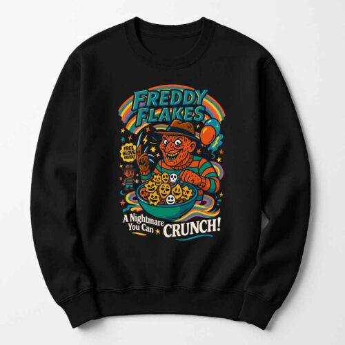 Cereal Killers - Freddy Krueger A Nightmare on Elm Street Funny Halloween Jumper - Gift for Him or Her