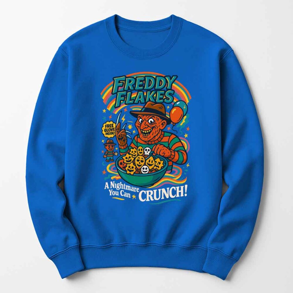Cereal Killers - Freddy Krueger A Nightmare on Elm Street Funny Halloween Jumper - Gift for Him or Her