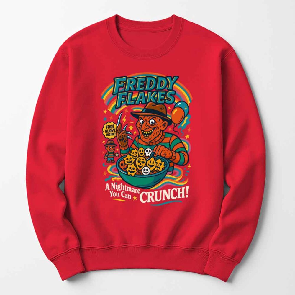 Cereal Killers - Freddy Krueger A Nightmare on Elm Street Funny Halloween Jumper - Gift for Him or Her