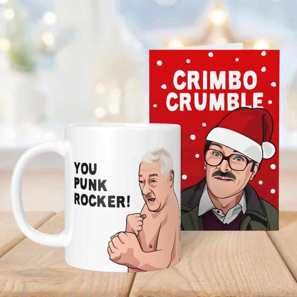 Friday Night Dinner Jim Shalom Mug & Christmas Card Friday Night Dinner Jim Shalom Mug & Christmas Card