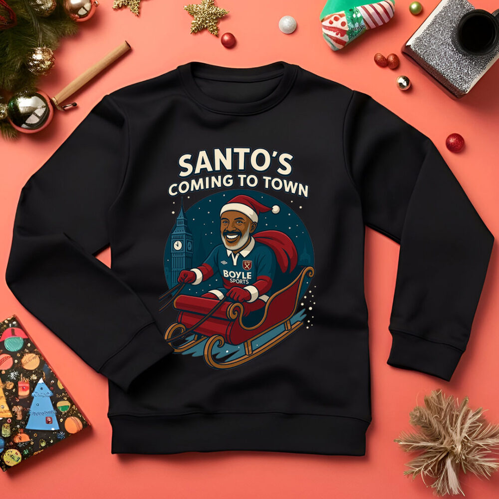 Nuno Espirito Santo West Ham Funny Christmas Jumper black Nuno Espirito Santo West Ham Funny Christmas Jumper black