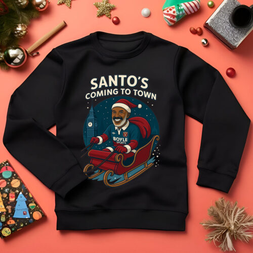 Nuno Espirito Santo West Ham Funny Christmas Jumper black