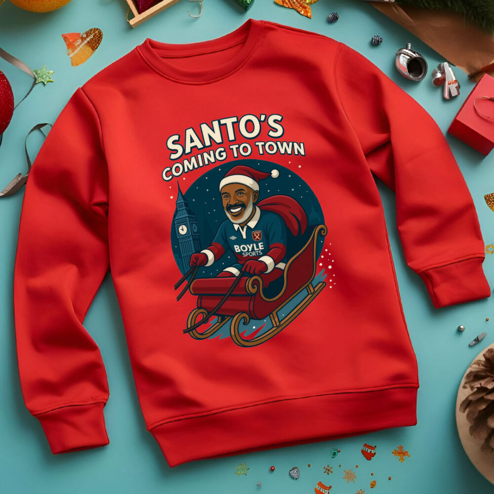 Nuno Espirito Santo West Ham Funny Christmas Jumper black