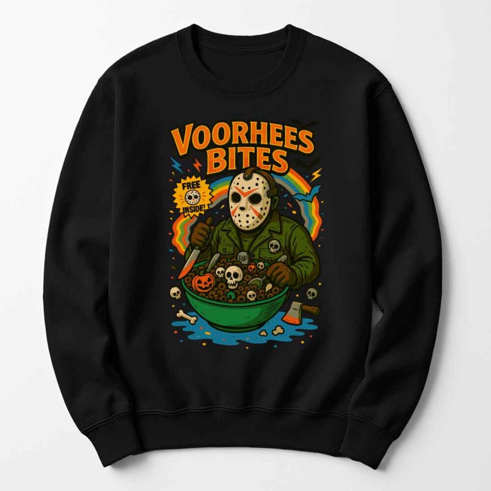 Cereal Killers - Jason Voorhees Friday the 13th Funny Halloween Jumper - Gift for Him or Her