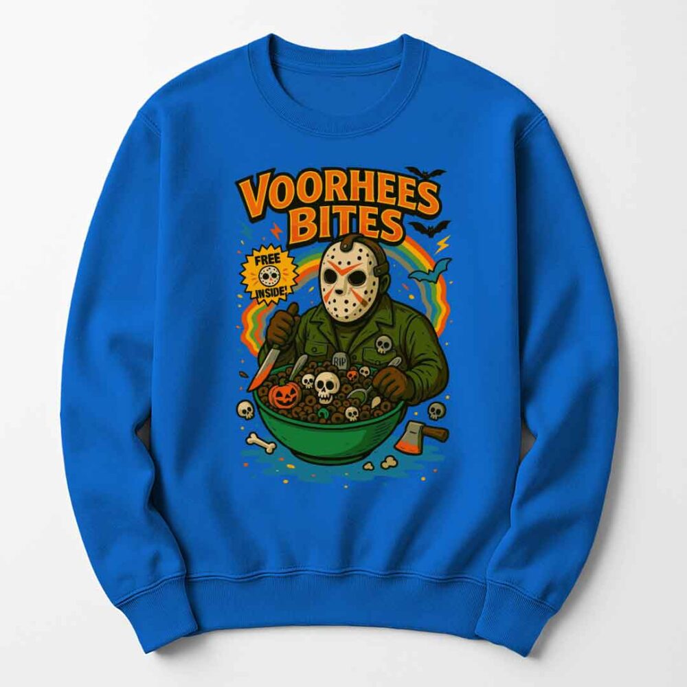 Cereal Killers - Jason Voorhees Friday the 13th Funny Halloween Jumper - Gift for Him or Her