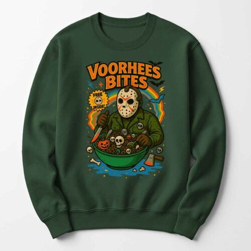 Cereal Killers - Jason Voorhees Friday the 13th Funny Halloween Jumper - Gift for Him or Her