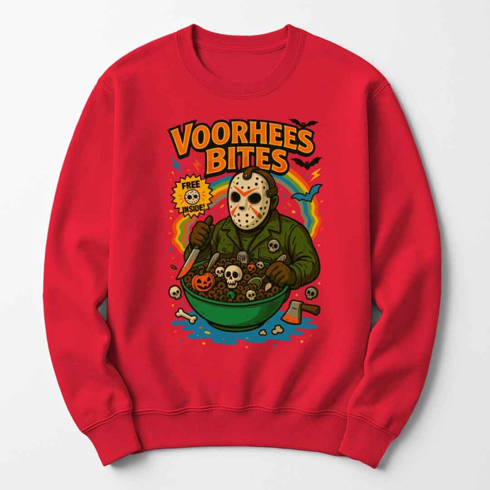 Cereal Killers - Jason Voorhees Friday the 13th Funny Halloween Jumper - Gift for Him or Her