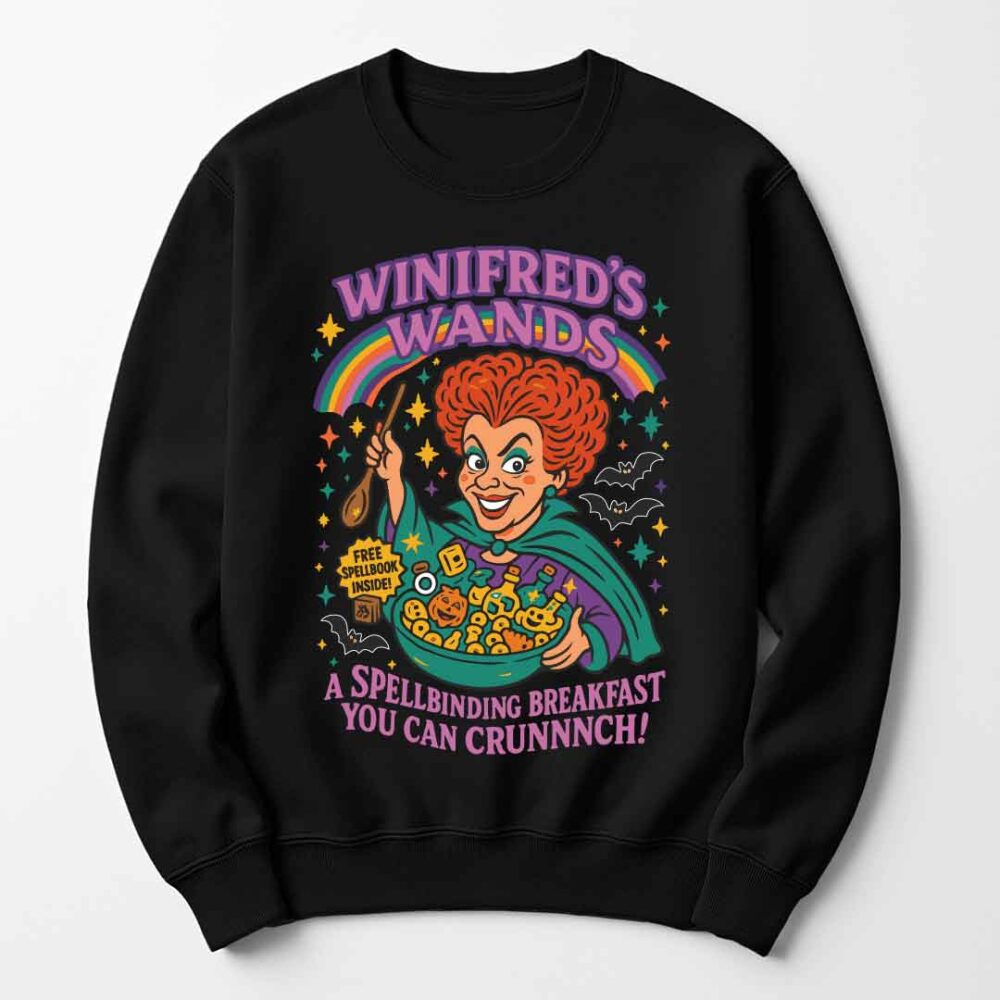 Cereal Killers - Winifred Sanderson Hocus Pocus Funny Halloween Jumper - Gift for Him or Her Cereal Killers - Winifred Sanderson Hocus Pocus Funny Halloween Jumper - Gift for Him or Her