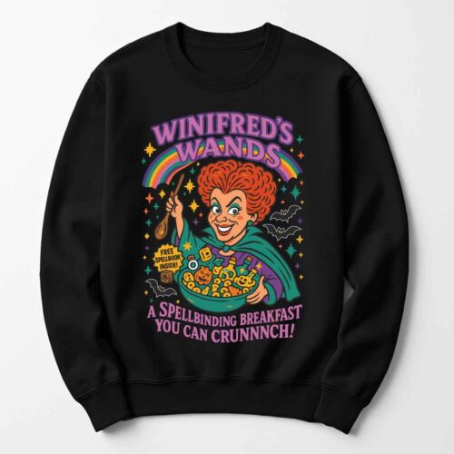Cereal Killers - Winifred Sanderson Hocus Pocus Funny Halloween Jumper - Gift for Him or Her