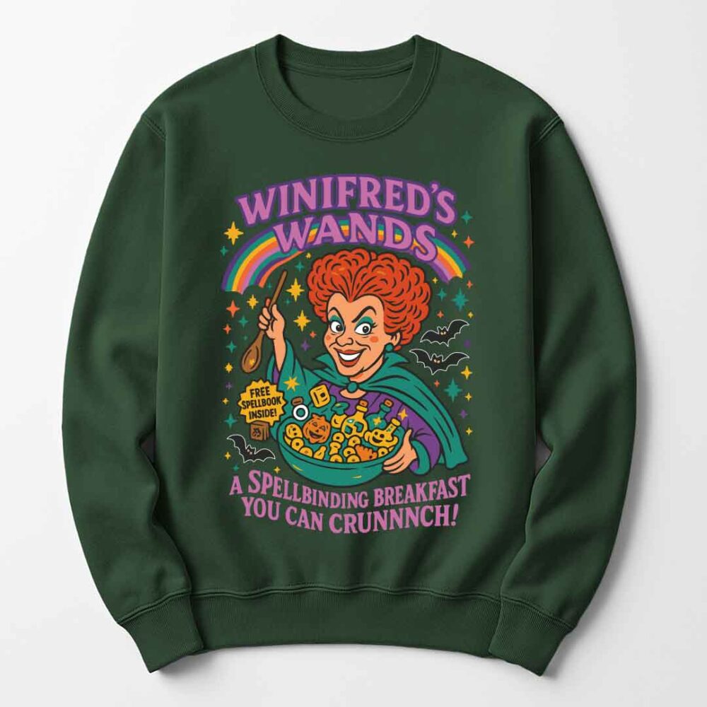 Cereal Killers - Winifred Sanderson Hocus Pocus Funny Halloween Jumper - Gift for Him or Her