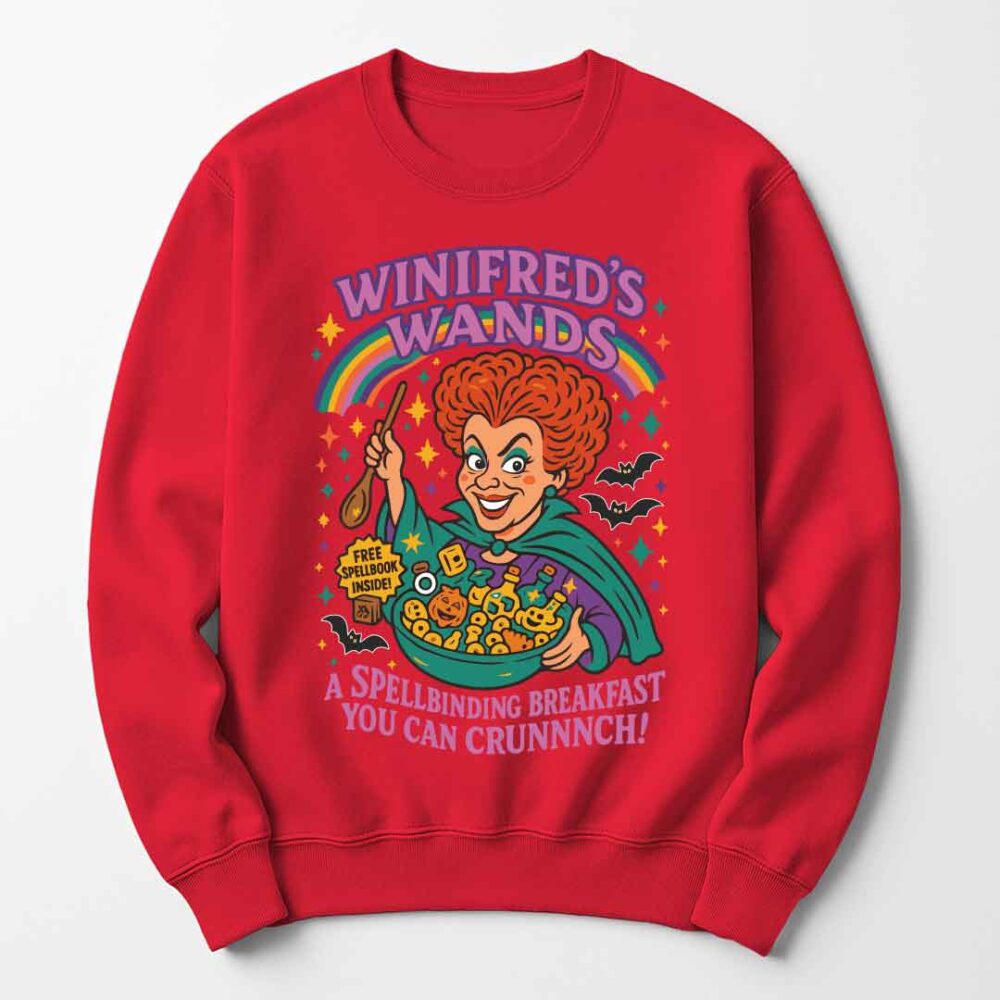 Cereal Killers - Winifred Sanderson Hocus Pocus Funny Halloween Jumper - Gift for Him or Her