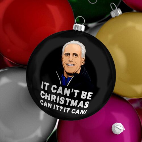 Mick McCarthy Funny Football Christmas Bauble