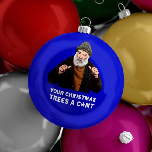 Farmer Jim from Brassic Funny Christmas Bauble