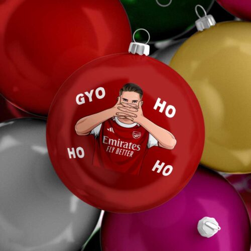 Viktor Gyokeres Arsenal Funny Christmas Bauble