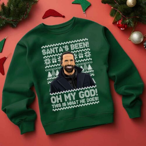 Rio Ferdinand This is What He Does! Funny Christmas Jumper