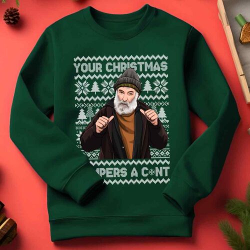 Farmer Jim from Brassic Christmas Jumper