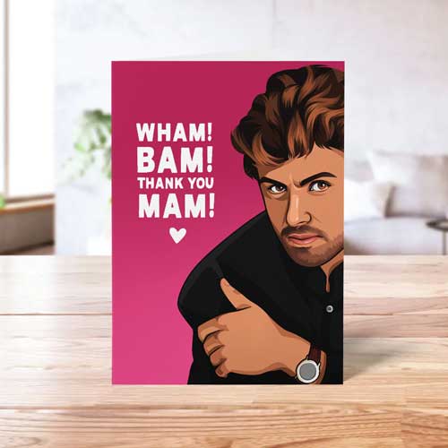 Wham Bam Thank You Mam Funny Mother's Day Card