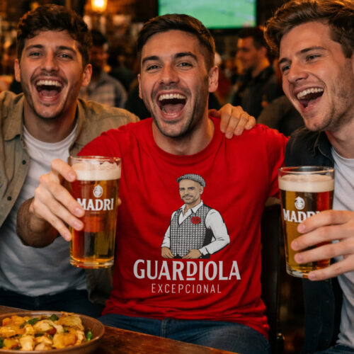 Man City Pep Guardiola Madri Style T-Shirt