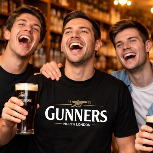Arsenal Gunners Guinness Style T-Shirt