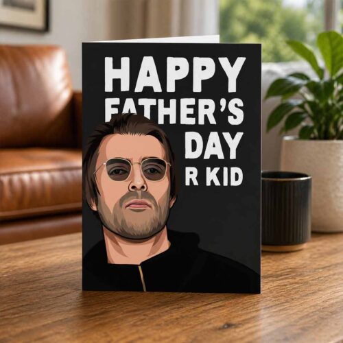 Liam Gallagher Oasis Father's Day Card