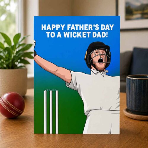 Ben Stokes Funny Cricket Father's Day Card