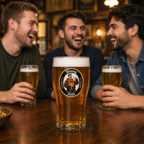 Rangers Danny R?hl Franziskaner Style Pint Beer Glass