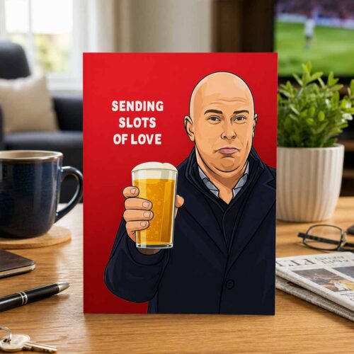 Arne Slot Liverpool Funny Father's Day Card