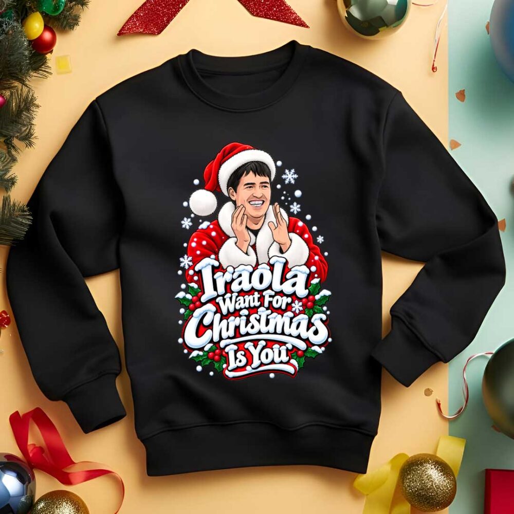 Andoni Iraola Liverpool Christmas Jumper | Iraola Want For Christmas Is You | Funny Liverpool Xmas Sweatshirt | Football Fan Gift 2026